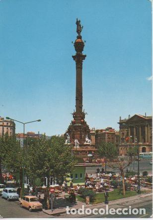 Cartoline: Postal E02478: Puert de la Pazy Monumento a Col&oacute;n, Barcelona - Varios