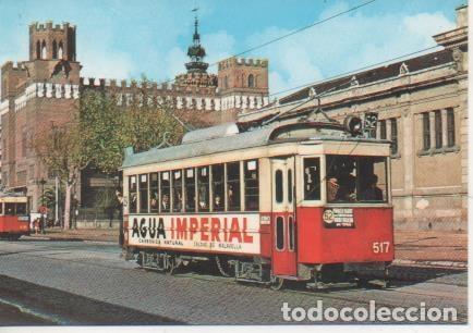 Postkarten: Postal E06892: Tram-vies de Barcelona.Cotxe 517-Serie 501-550 - Varios