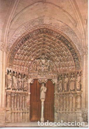 Postais: Postal E02470: Colegiata, P&oacute;rtico de la Majestad, Toto, Zamora - Varios