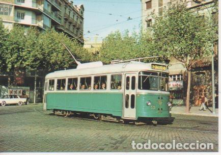 Cartoline: Postal E06855: Tram-vies de Barcelona. Cotxe 513, serie 501-550 - Varios