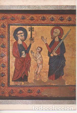 Postais: Postal E02405: Tabla lateral de altar,Toses, Museo de Arte de Catalun&ntilde;a - Varios