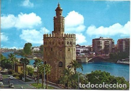 Cartes Postales: POSTAL L03790: Sevilla. Torre del Oro y rio Guadalquivir - NULL