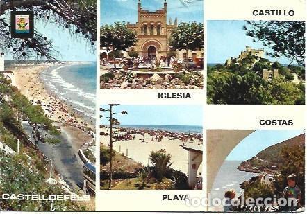 Postcards: POSTAL L03805: Castelldefels. Playa