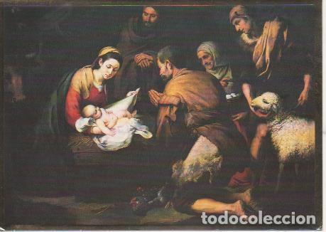 Postales: Postal E06752: Postal navide&ntilde;a Adoraci&oacute;n de los Pastores - Murillo