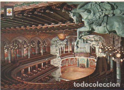 Postcards: Postal E01541: Sala de Con ciertos, Palau de la M&uacute;sica, Barcelona - Varios