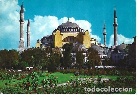 Postales: POSTAL L03666: Vista general de Santa Sofia en Estambul - Foto 1