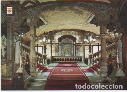 Postales: Postal E01545: Entrada principal, Palau de la M&uacute;sica,Barcelona - Varios