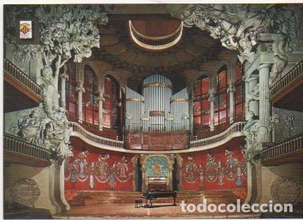 Cartes Postales: Postal E01550: Hemiciclo, Palau de la M&uacute;sica, Barcelona - Varios
