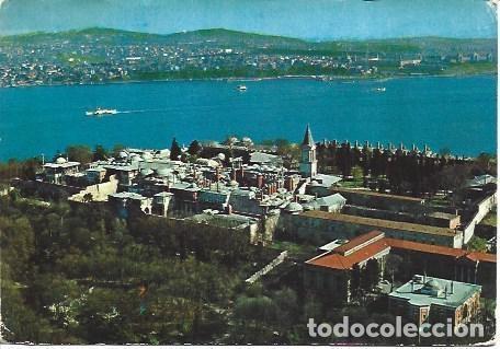 Postales: POSTAL L03675: Vista aerea del Palacio de Topkapi en Estambul - Foto 1