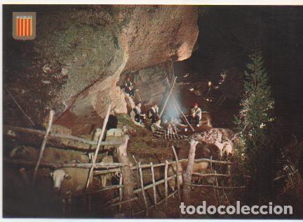 Cartoline: Postal E01517: Pessebre vivent de Catalunya, Escena de Pastors, Corbera de Llobregat - Varios