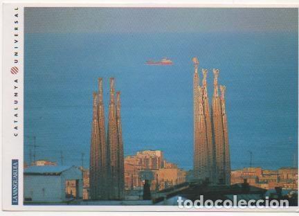 Postales: Postal E01611: Sa grada Familia desde el Carmel, Barcelona - Jos&eacute; M&ordf; Alguersuari