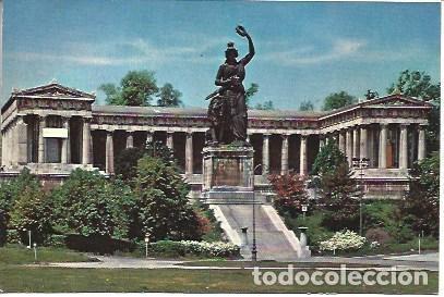 Cartoline: POSTAL L03618: Munich. Estatua de Bavaria - NULL