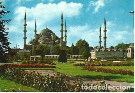 Postcards: POSTAL L03730: Vista general de la Mezquita Azul de Estambul - NULL
