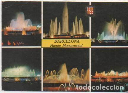 Postais: Postal E01574: Fuentes de Montjuic, Barcelona - Varios