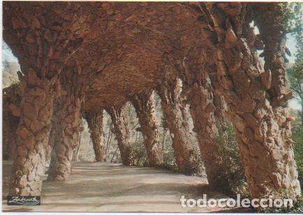 Postkarten: Postal E01589: Arcadas Parque G&uuml;ell, Barcelona - Varios