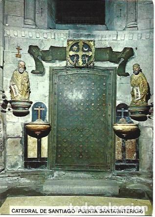 Postales: POSTAL L04156: Puerta Santa de Santiago de Compostela