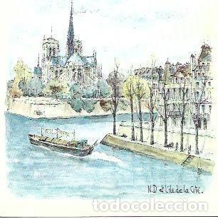 Cartoline: POSTAL L04030: Acuarela de Paris de Robert Lepine