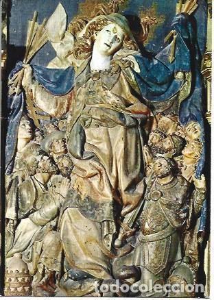 Postcards: POSTAL L04094: Retablo de la iglesia de San Antolin en Tordesillas
