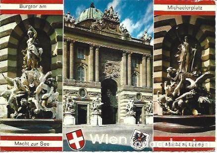 Postales: POSTAL L03895: Esculturas en Viena - Foto 1