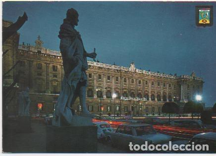 Postkarten: Postal E01865: Plaza de Orientey Placio Real, Madrid - Varios
