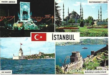 Postales: POSTAL L04650 Saludos desde Estambul - Foto 1