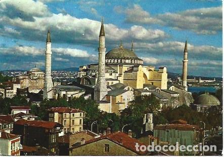 Postales: POSTAL L04485: Panoramica de Santa Sofia en Estambul - Foto 1