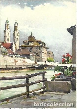 Postales: POSTAL L04812: Rathaus en Zurich - Foto 1