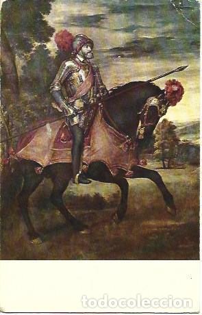 Postkarten: POSTAL L04803: El emperador Carlos V en Mohlberg, por Tiziano - NULL