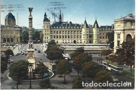 Postales: POSTAL L05164: Place de Chatelet en Paris - Foto 1