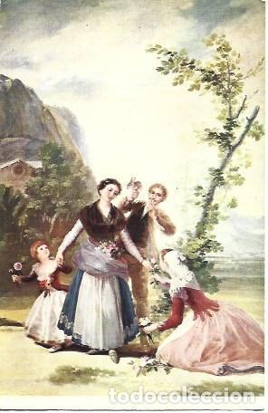 Postcards: POSTAL L04961: Las Floreras, por Goya