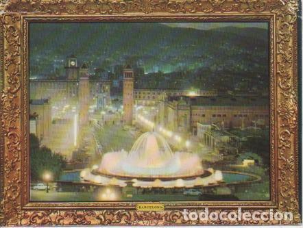 Postcards: Postal E04098: Fuente Monumental de Montjuich, Barcelona - Varios