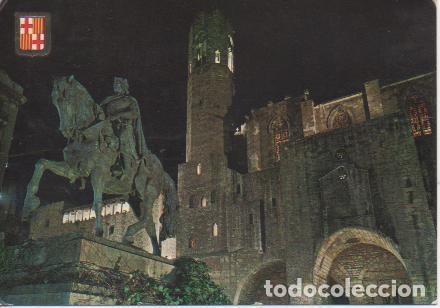 Postales: Postal E04094: Barrio &ccedil;g&oacute;tico. Monumento a Berenguer el Grande, Barcelona - Varios