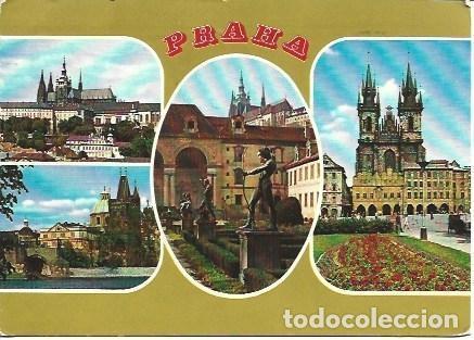 Postales: POSTAL L05198: Vistas de Praga - Foto 1
