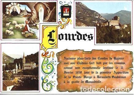 Cartoline: POSTAL L05613: Lourdes. Oracion y vistas - NULL
