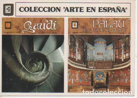 Postais: Postal E03832: Gaud&iacute; i palau de la M&uacute;sica Catalana, Barcelona - Varios