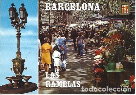 Postcards: POSTAL L05353: Las Ramblas en Barcelona - NULL