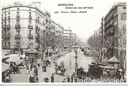 Postales: POSTAL L05374: Ronda de San Antonio de Barcelona - NULL