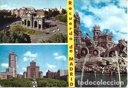 Postales: POSTAL L05471: Recuerdo de Madrid - Foto 1