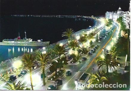 Cartoline: POSTAL L06023: Vista nocturna de Niza