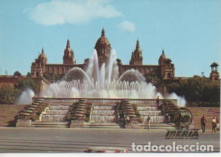 Postais: Postal E04309: Fuente Monumental y Palacio Nacional de Montjuich, Barcelona - Varios