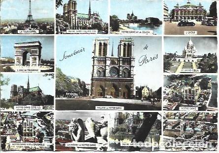 Postales: POSTAL L05896: Souvenir de Paris - Foto 1