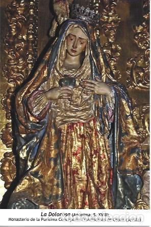 Postcards: POSTAL A1418: La Dolorosa del Monasterio de la Purisima Concepcion de Osuna - NULL