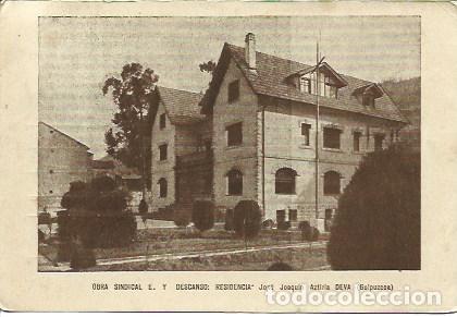 Postales: POSTAL A1667: Residencia Jose Joaquin Aztiria en Deva - Foto 1