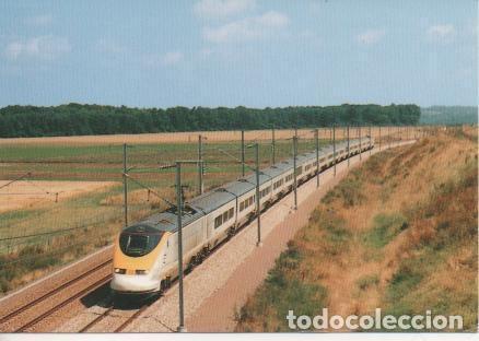 Postkarten: Postal E02905: Montagny-Sainte Felicit&eacute; (Oise) Eurostar N&ordm; 9010 sur la ligne &agrave; grande vitesse Nord -