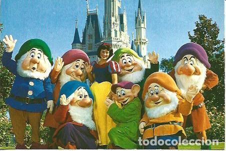 Postales: POSTAL A1719: Blancanieves y los 7 enanitos - Foto 1