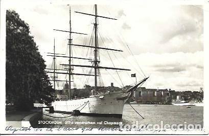 Postales: POSTAL A1628: Barco en Estocolmo - Foto 1