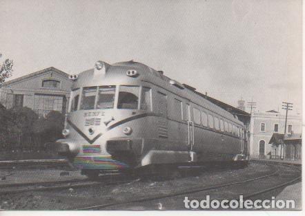 Postcards: Postal E03074: Tren TAF saliendo de la Estaci&oacute;n de Arrabal. Zaragoza A&ntilde;os 60 - Varios