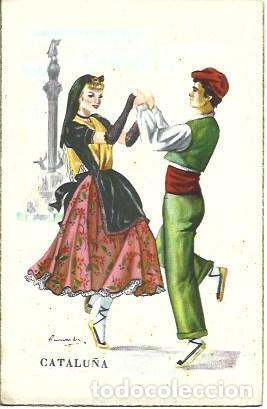 Postkarten: POSTAL A1596: Sardana. Catalunya - NULL