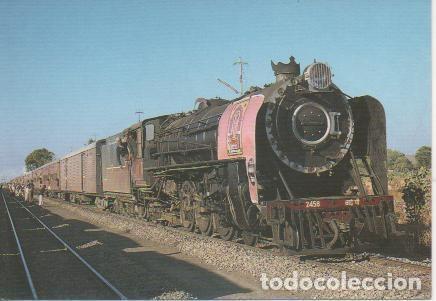 Cartoline: Postal E03026: Ferrocarriles de la India IR YP 2458 con un tren de pasjeros entre ajmer y Ratloam -