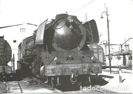 Postales: POSTAL A2210: Locomotora en Zaragoza - Foto 1